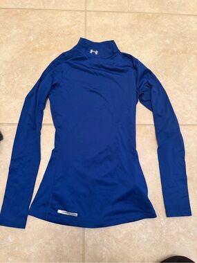 Under Armour Women's Long Sleeve Compression Top - Royal Blue